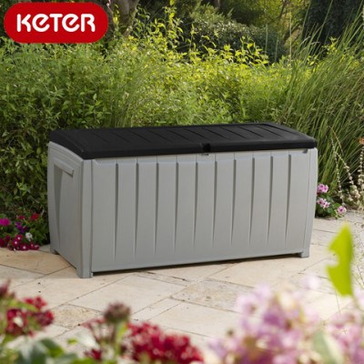Keter Novel Storage Box - 340L - Black &