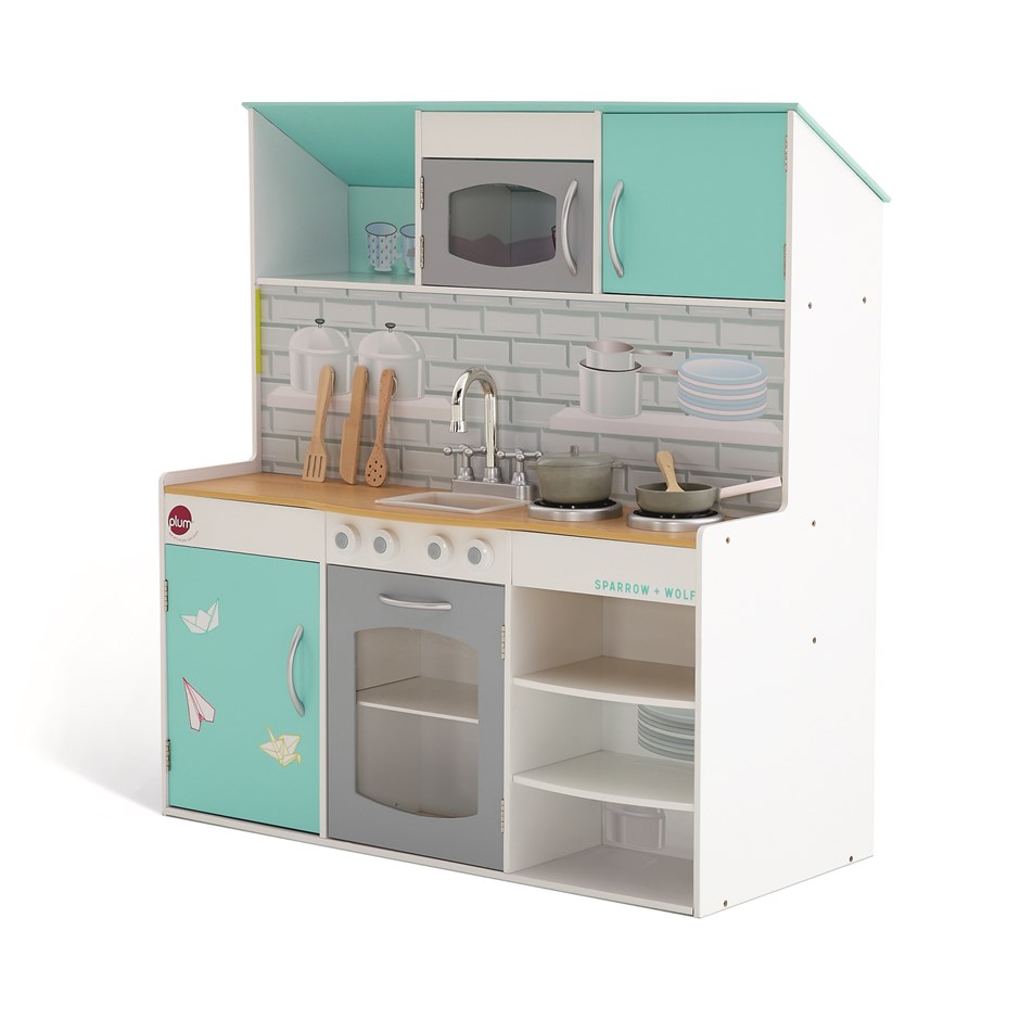 Plum 2 in 1 dolls house hot sale and kitchen