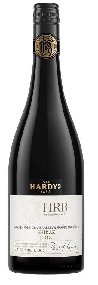 Hardy's `HRB` Shiraz 2013 (6 x 750mL), S