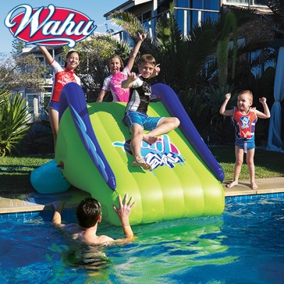 wahu floating pool slide