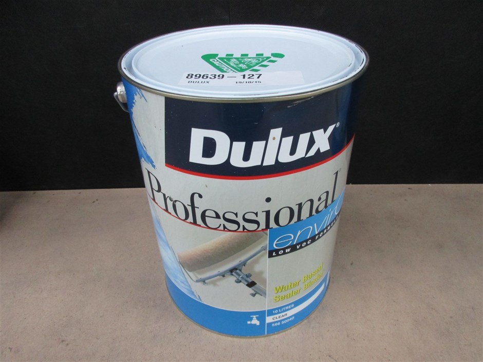 Dulux Professional Enviro 10 Litre Water Based Sealer And Binder Clear