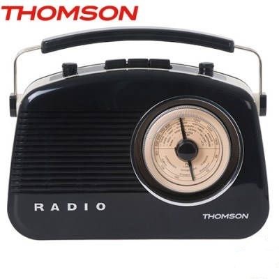 Thomson AM/FM Retro Radio - Black