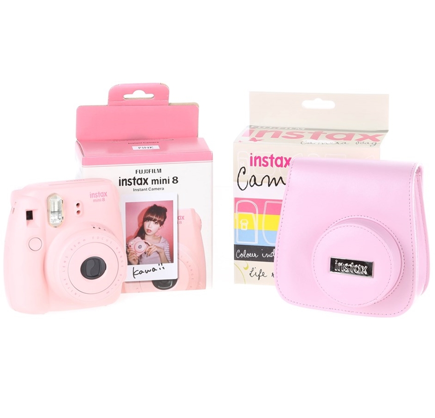 Fujifilm Instax Mini 8 Polaroid Camera Camera Case N B 8 Films In Box Buy Auction Graysonline Australia