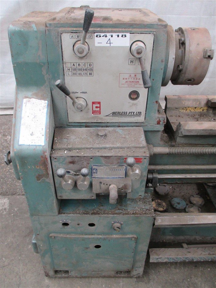 Herless Metal Lathe Auction (00187011474) Grays Australia