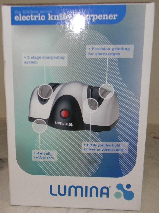 Lumina Electric Knife Sharpener, New In Box, Product No 2451.Buyers
