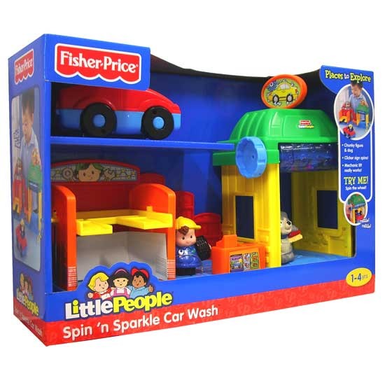 Buy FisherPrice Little People Spin'n Sparkle Car Wash Grays Australia