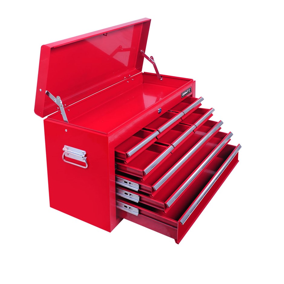 Giantz 9 Drawer Mechanic Tool Box Storage - Red