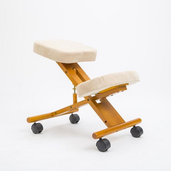 Ergonomic Kneeling Chair - WHITE