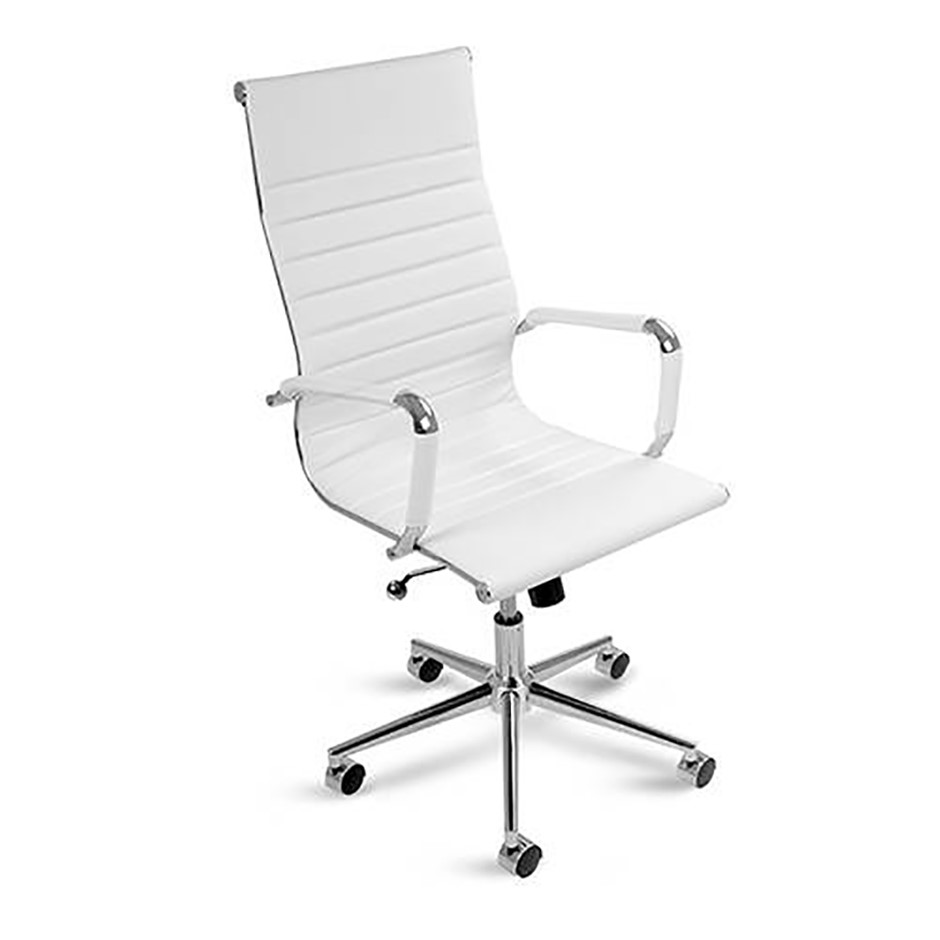 Eames Replica PU Leather HIGH BACK Execu