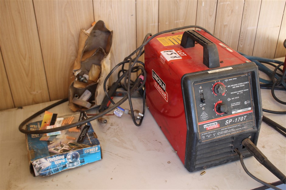 Lincoln Electric Sp 170t Gas And Gasless Mig Welder Auction 0158 Grays Australia