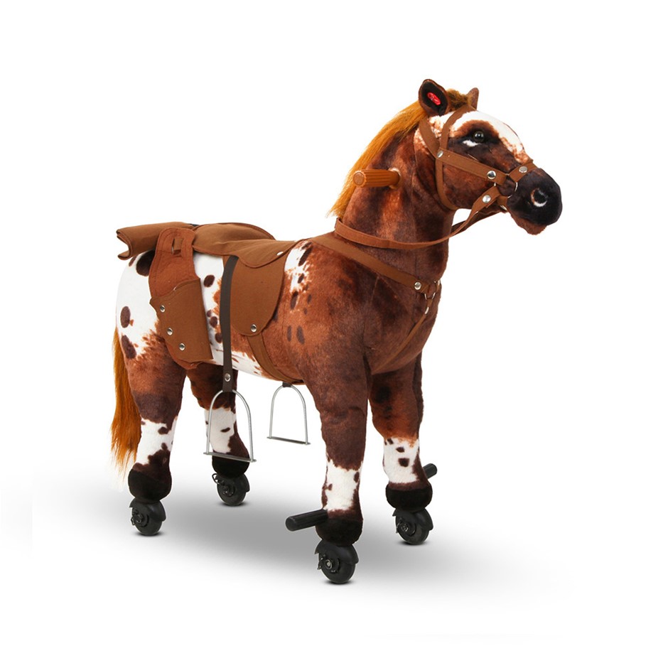 Keezi Kid's Ride on Horse - Brown