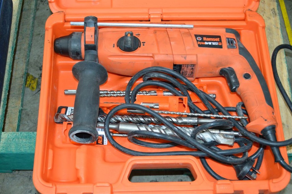 Rotary hammer drill, Ramset, Dyna Drill 522, SDS chuck, 800W, in carry