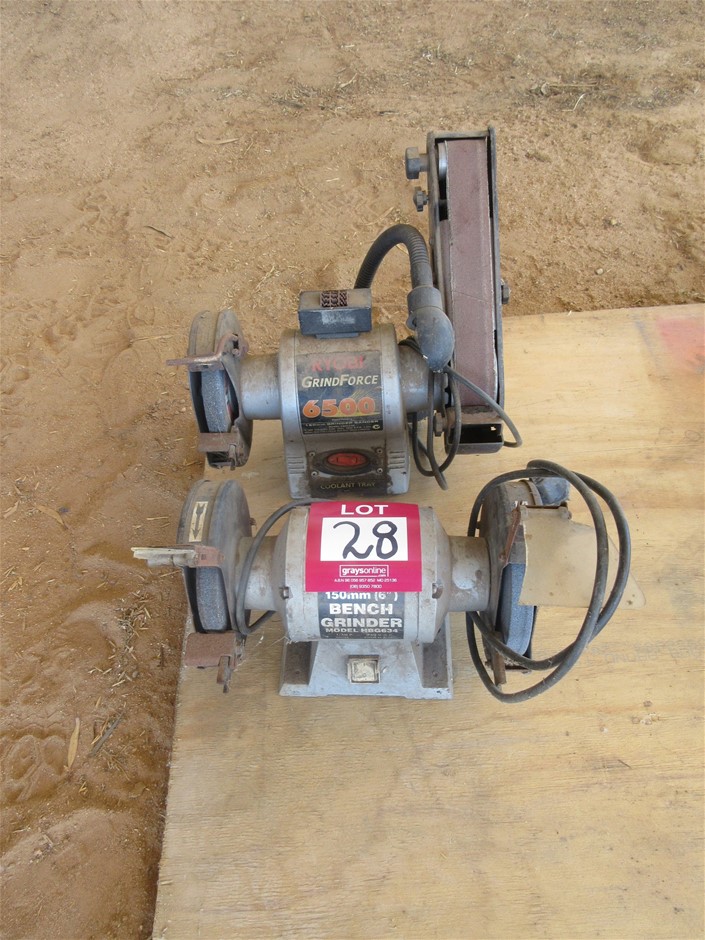 Ryobi Grind Force 6500 Bench Grinder and Belt Sander & Ryobi Bench
