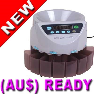 Australian Automatic Coin Counter & Mone