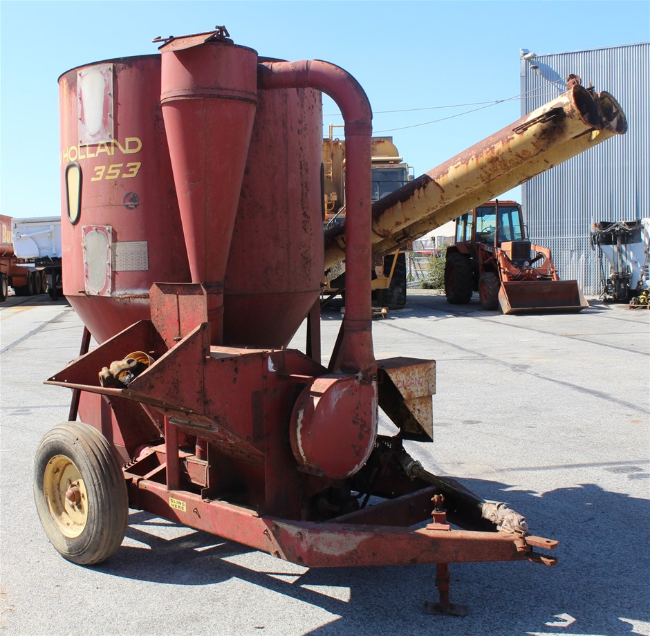New Holland 353 PTO Mixall Hammer Mill Attachment Auction (00259006107