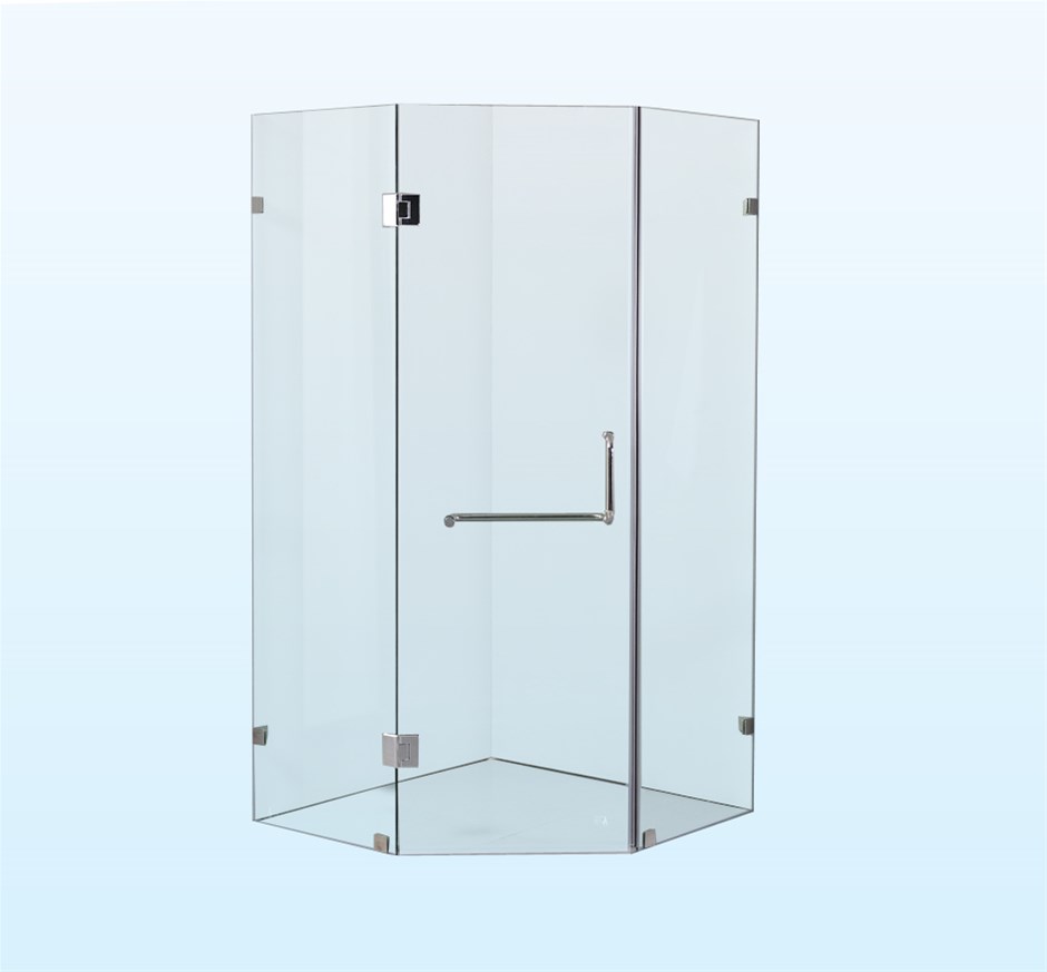 1000 x 1000mm Frameless 10mm Glass Showe