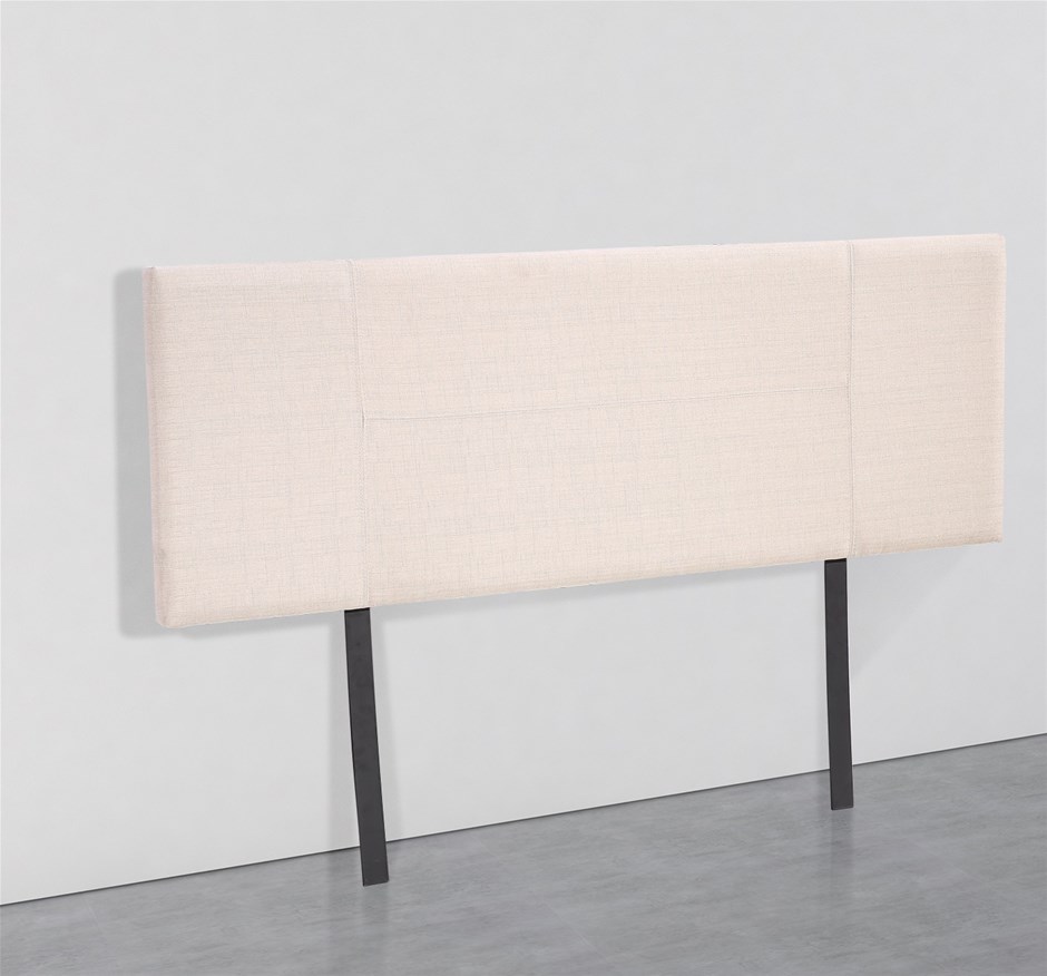 Linen Fabric Queen Bed Headboard Bedhead