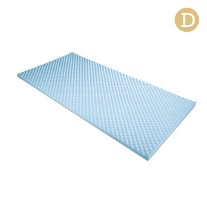 Gel Infused Egg Crate Mattress Topper - 