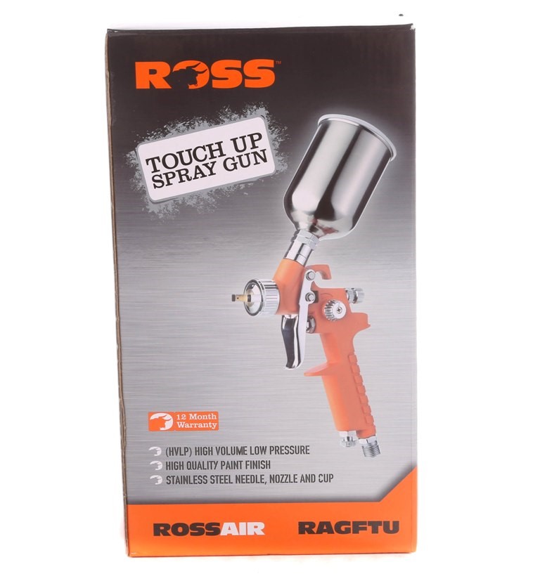 ROSS Air TouchUp Spray Gun & Pot, Paint Capacity 150cc. Buyers Note