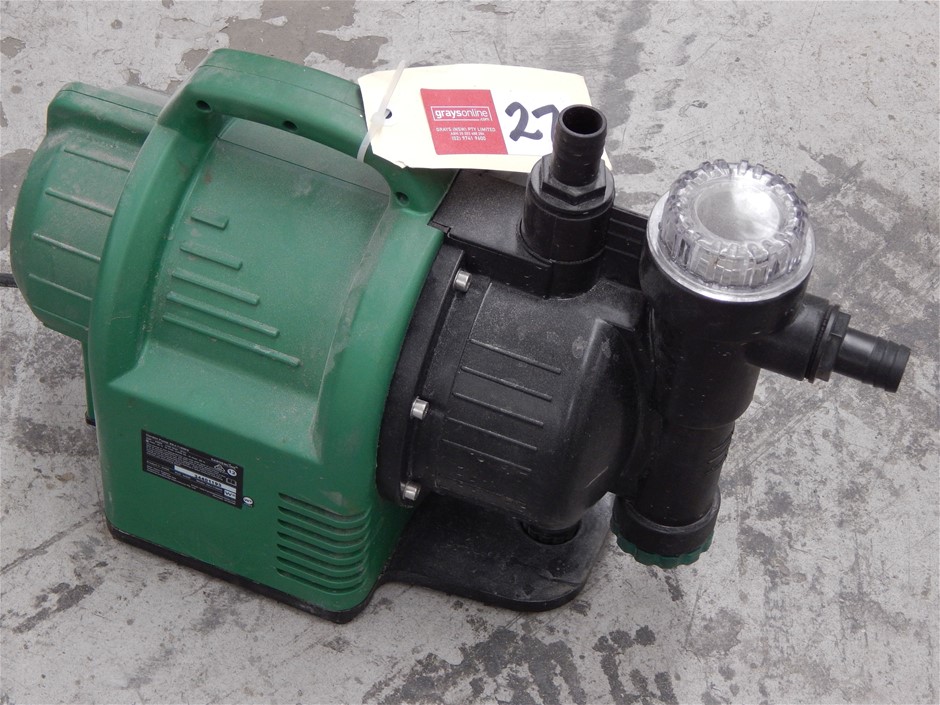 Garden Pump, Garden Line, Model XKJ1109PE, 1100w, Max 3600 L/hour, 240