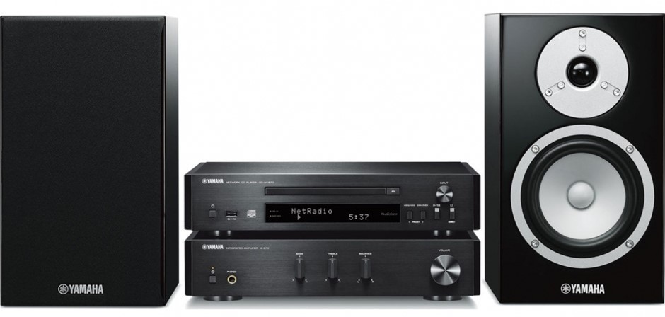 Yamaha MCRN670 Micro HiFi System (Black)
