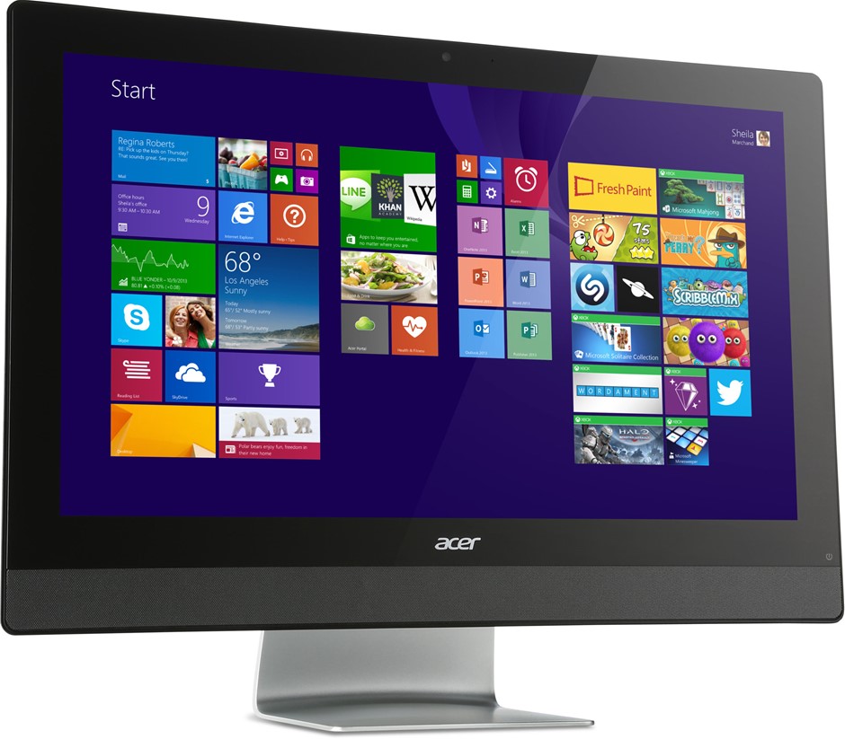Acer Aspire AZ3-115 23"FHD/Quad A4-6210/