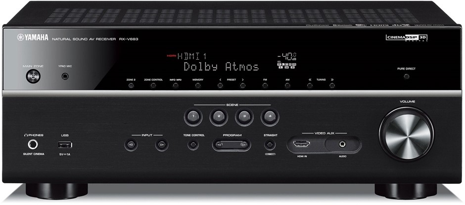 Yamaha RX-V683 AV Home Theatre 7.2 Dolby