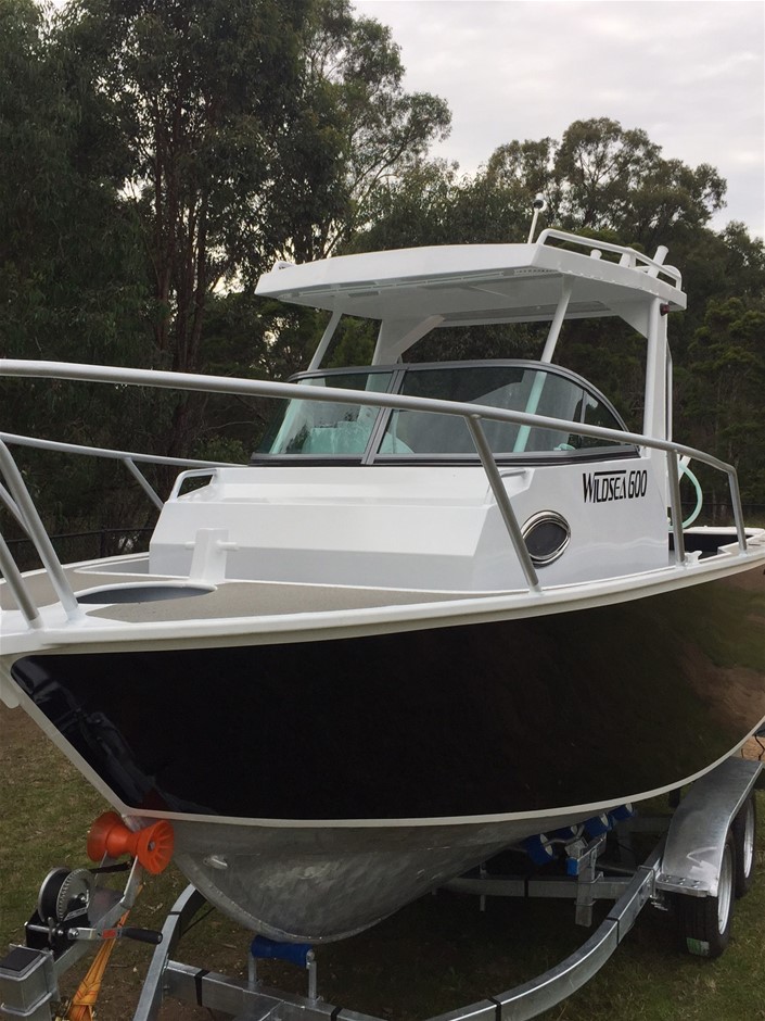 Boat 2018 Wildsea 600 Walk Around Aluminium Custom Plate Auction
