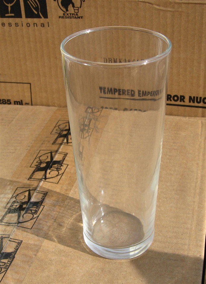 Box Of 48 Arcoroc Tempered Emperor Nucleated 425ml Glasses Auction 0086 Grays Australia