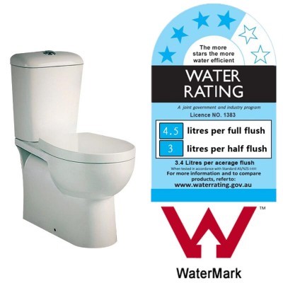 Pavia BTW Toilet Suite Bottom Inlet