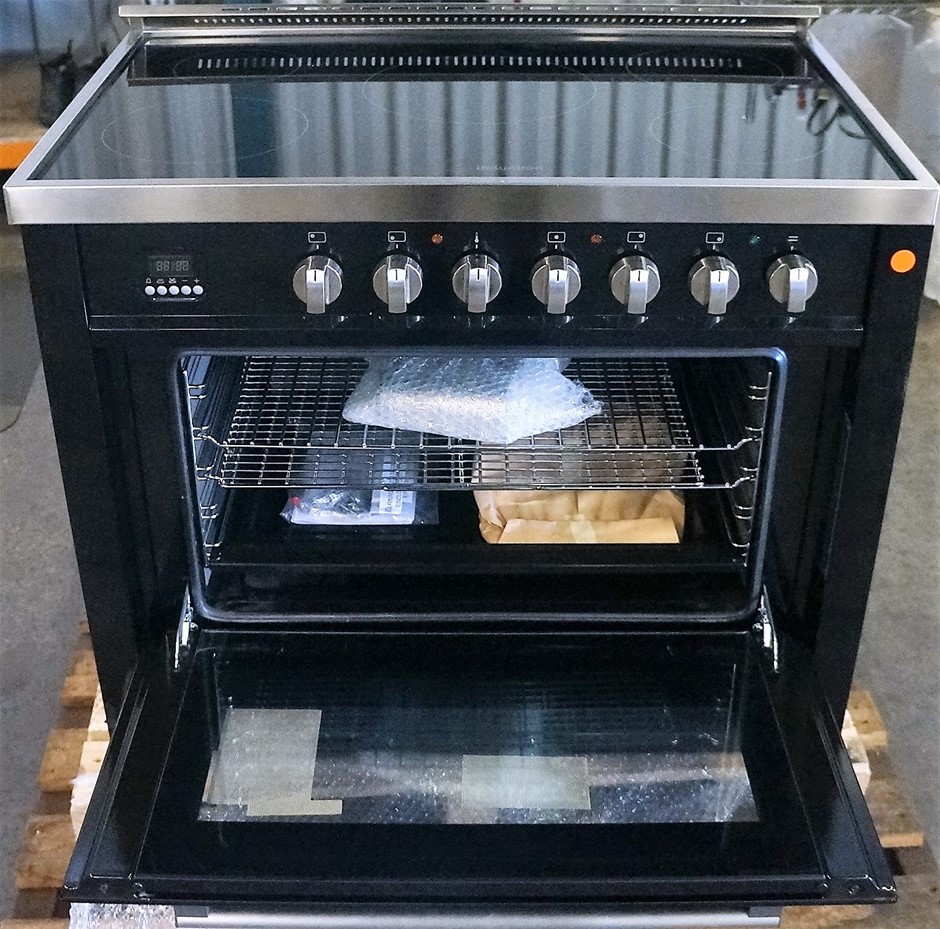 Ilve 90cm 5 Zone Induction Cooktop & Electric Oven (HNFI90WMP/N