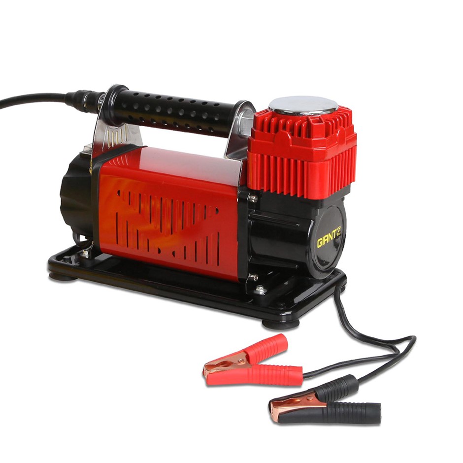 Buy Giantz 12V Portable Air Compressor - Red | Grays Australia