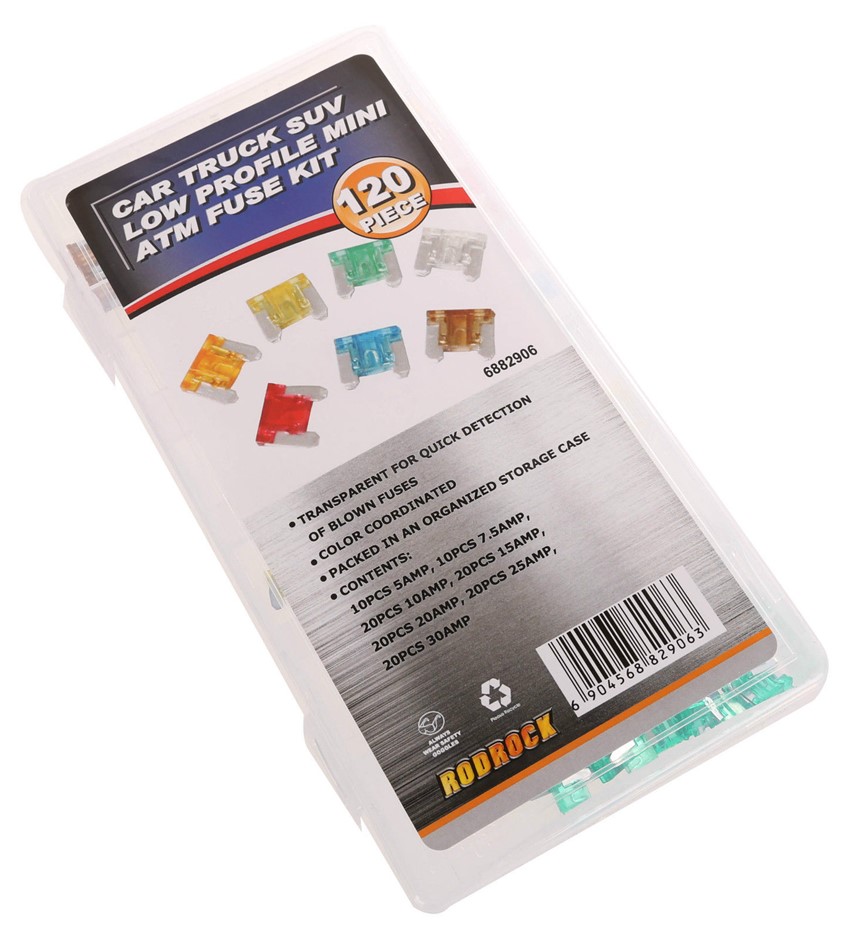 JMV 120pc Automotive Mini Fuse Assortmen