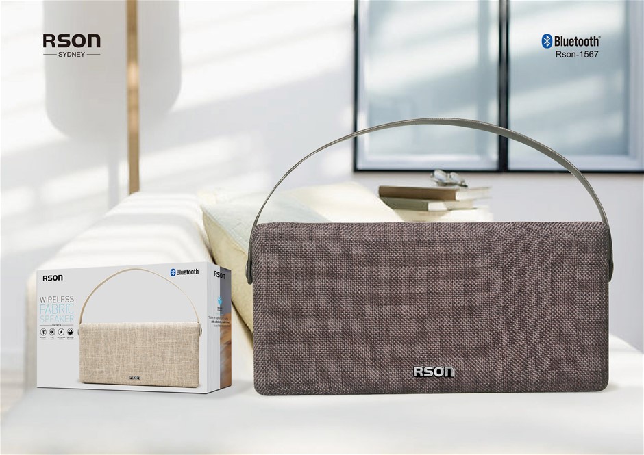 Rson Wireless Black Double Side Fabric S