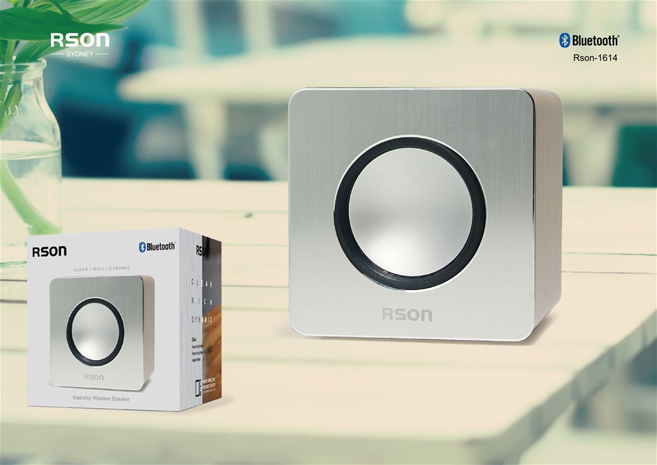 Rson Mainstay Walnut Wireless Speaker (1