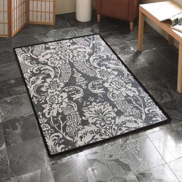 Buy Indoor Outdoor Lace Design Rug - Grey - 220 x 150cm | Grays Australia