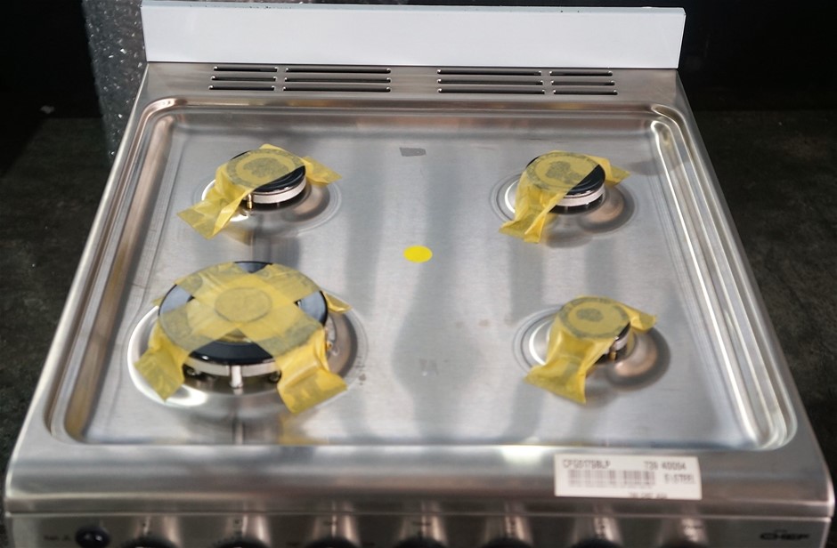 Chef 54cm Freestanding LPG Gas Oven/Stove (CFG517SBLP) Auction