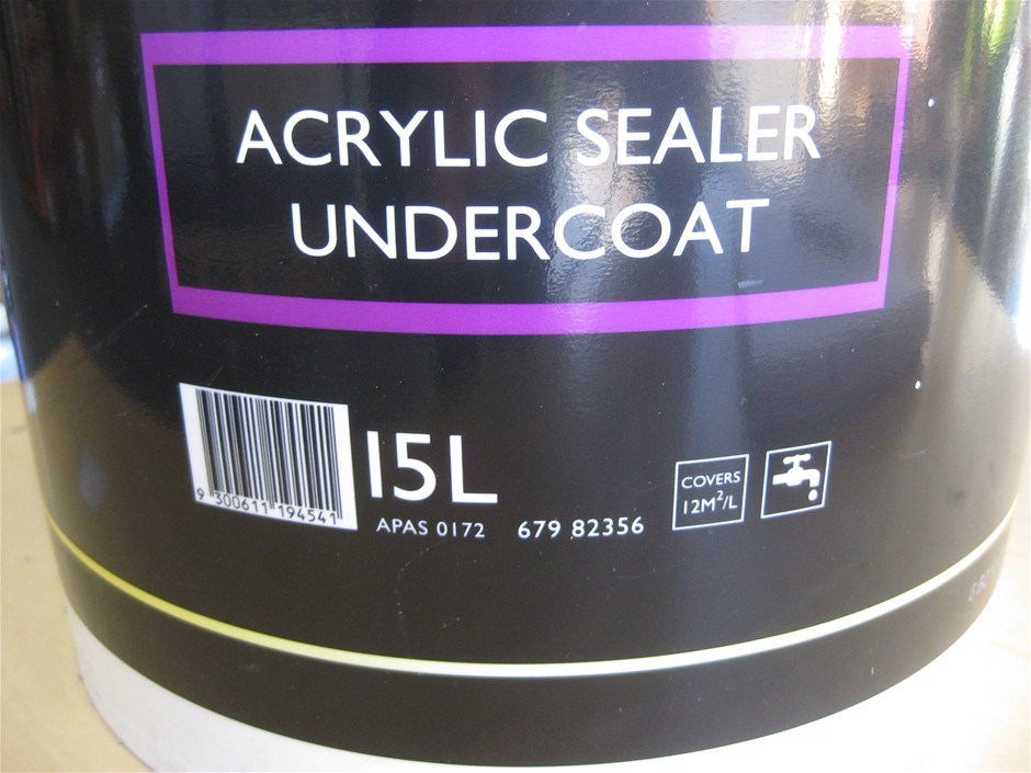 Berger 15 Litre Gold Label Water Based Acrylic Sealer Undercoat Paint