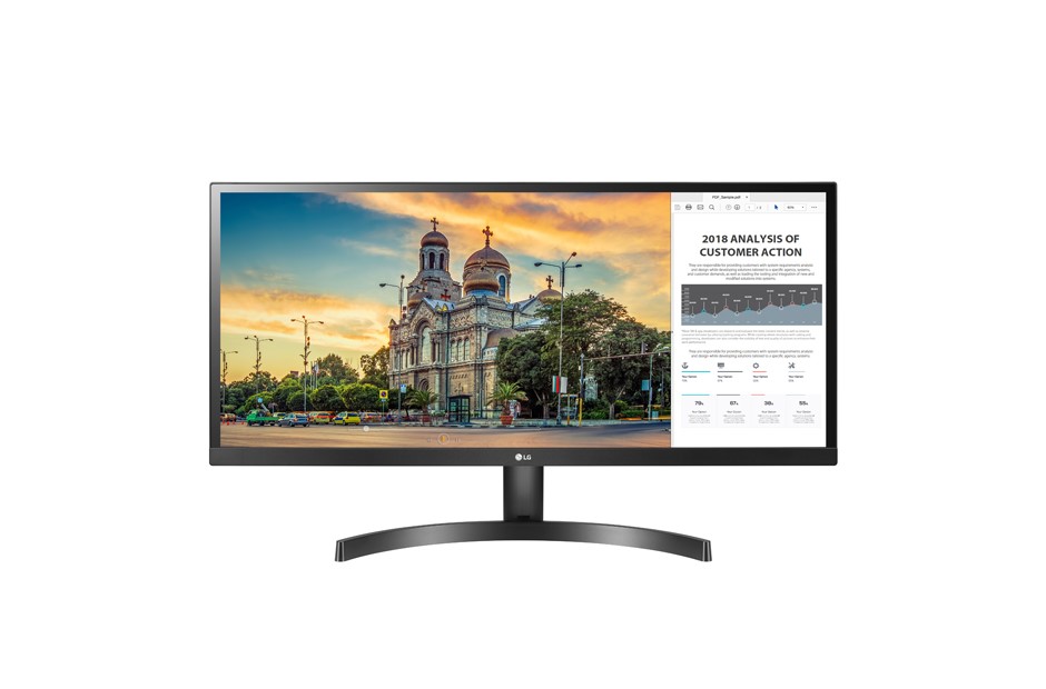 LG 34" UltraWide FHD IPS LED Monitor wit