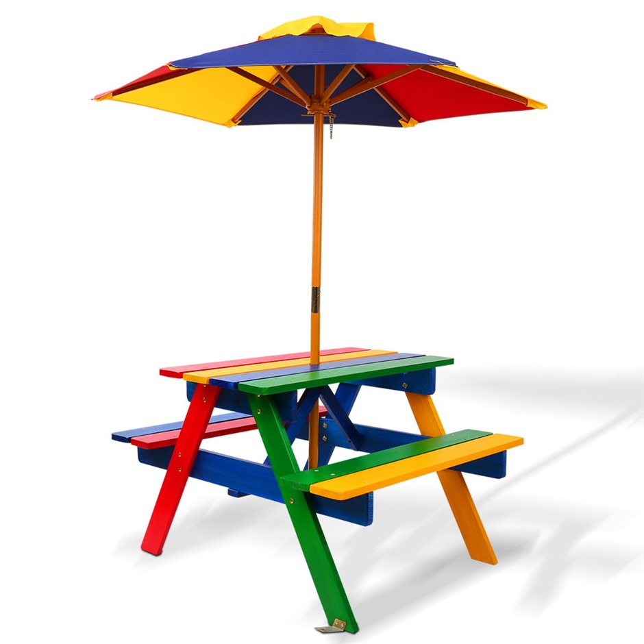 Keezi Kids Wooden Picnic Table Set with 