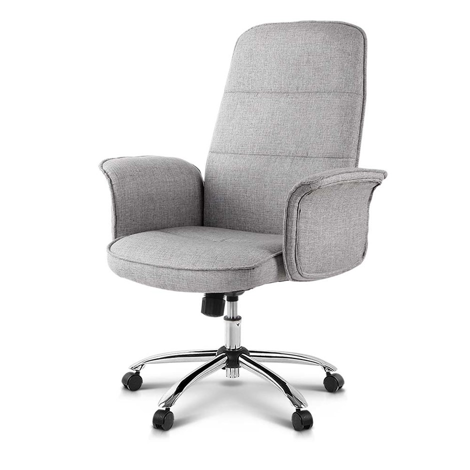 Fabric Office Desk Chair - Grey