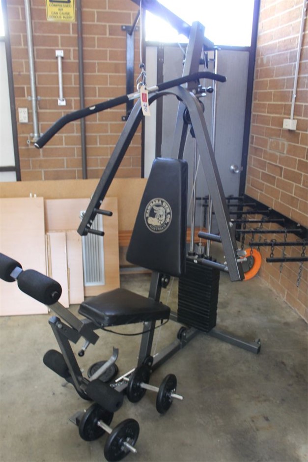 Personal gym weight station, made by Kambara Gym Co Auction (0070