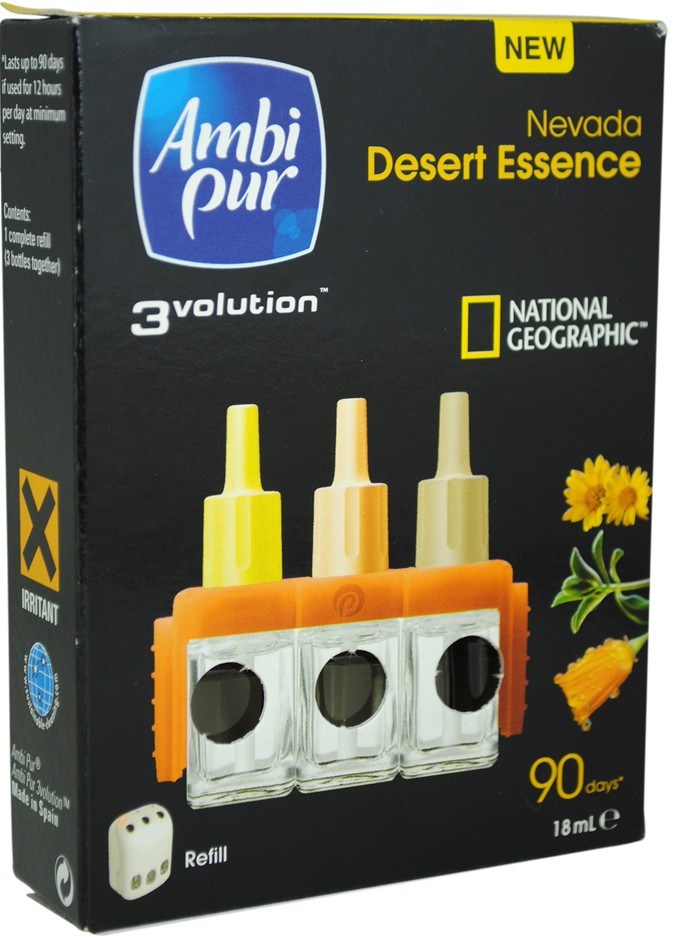 6 x Ambi Pur 18Ml 3Volution Refill Nevad