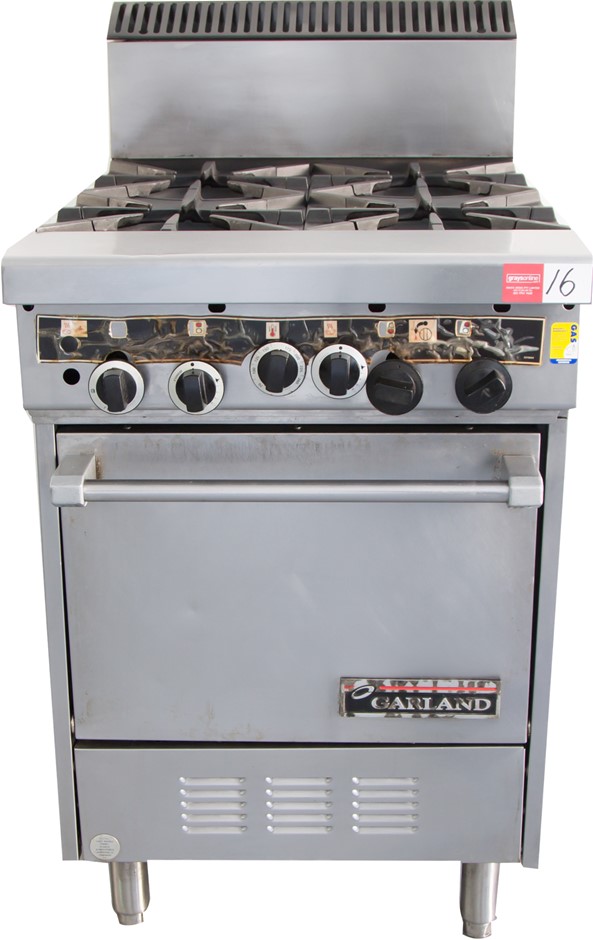 Garland 4 Burner Gas Stove with Oven Auction (00555036555) Grays