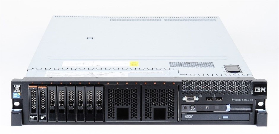 IBM System x3650 M3 Rackmount Server Auction (0003-2532604