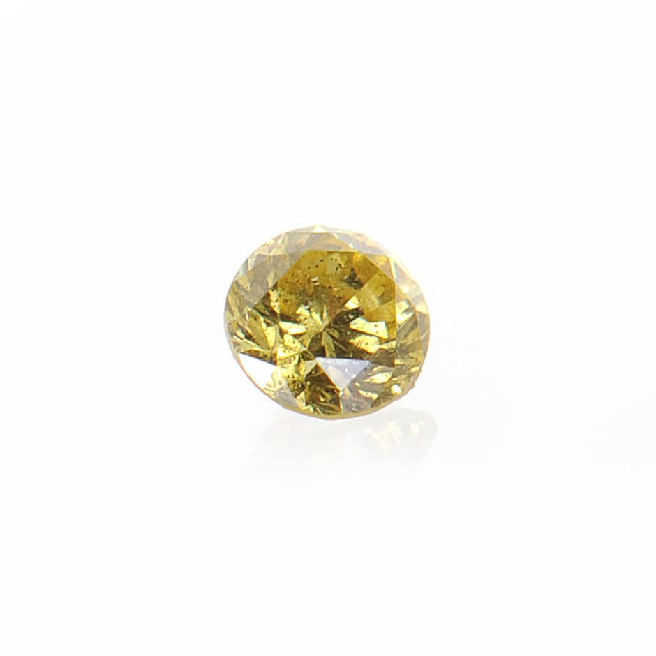 0.08ct Bright Yellow Natural Diamond