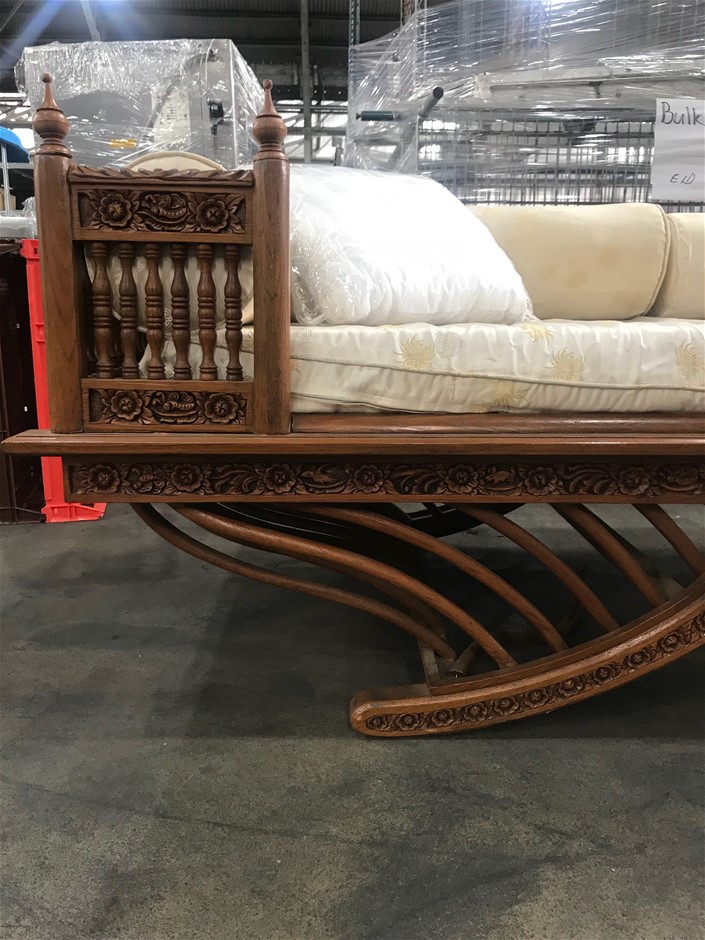 Thai Elephant Saddle Chair (Howdah from Northern Thailand) Auction