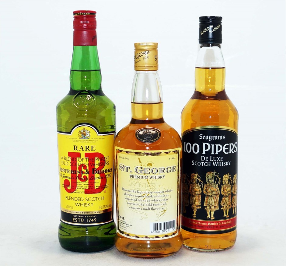 Mixed Blended Scotch Whisky Pack (3x 700mL), MultiRegional Auction