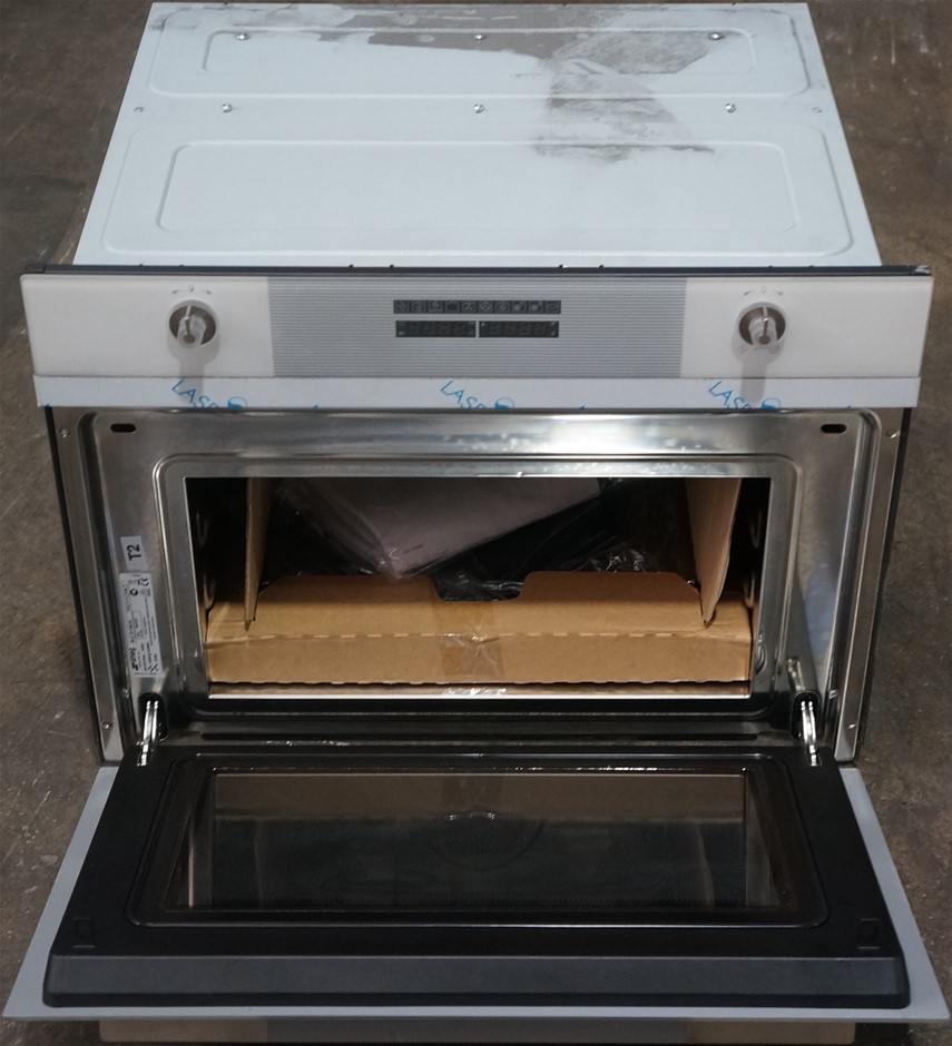 Smeg 60cm Compact Microwave Convection Oven (White) (SC45MCB2) Auction