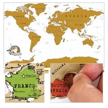 World Map Scratchie